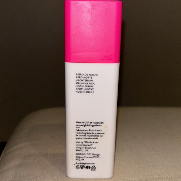 Drunk Elephant🐘 T.L.C. Framboos Glycolic Resurfacing Night Serum, FULL SIZE - Picture 4 of 8